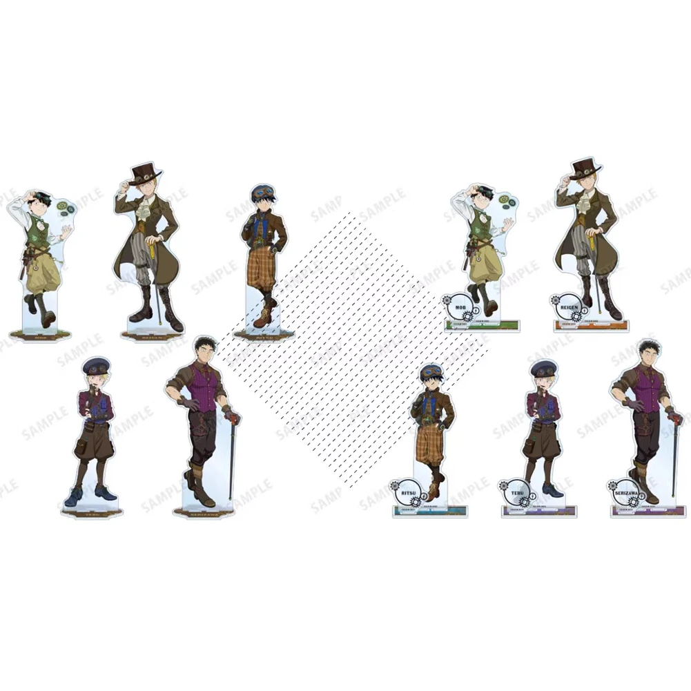 Game Hanazawa Teruki Reigen Arataka Ritsu Kageyama Shigeo Acrylic Stand Doll Anime Figure Model Plate Cosplay Toy for Gift