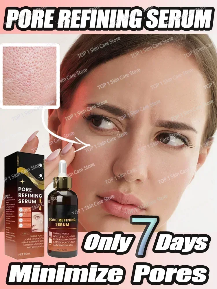 

Effective Pore Skin Care Essence Shrinks Pores Relieves Dryness Moisturizes Controls Oil Tightens Facial Skin Beauty Care9129