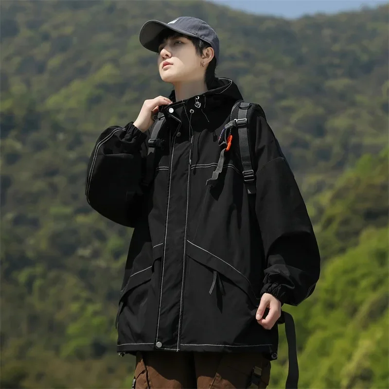 Camping Rain Jacket Men Women Waterproof Sun Protection Clothing Fishing Hunting Clothes Quick Dry Skin Windbreaker With Pocket