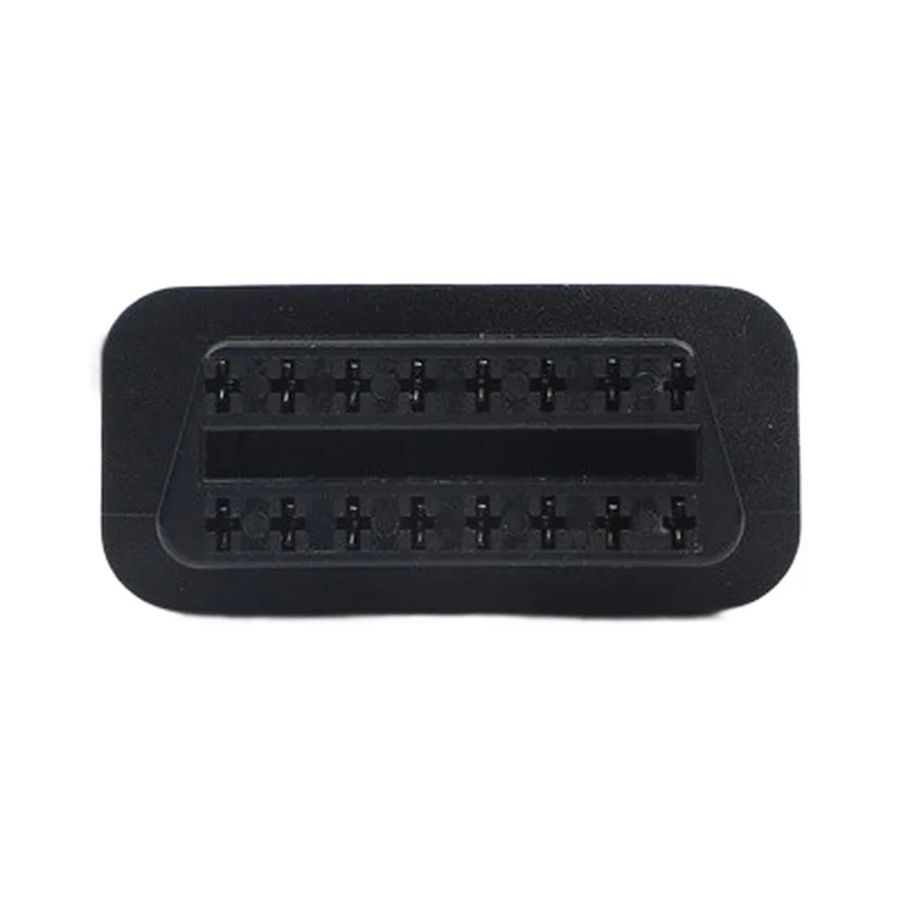 For Motorcycle 6PIN-16PIN Adapter For Garage Diagnostics Plug-and-play Connection Plastic Housing Efficient Data Transfer