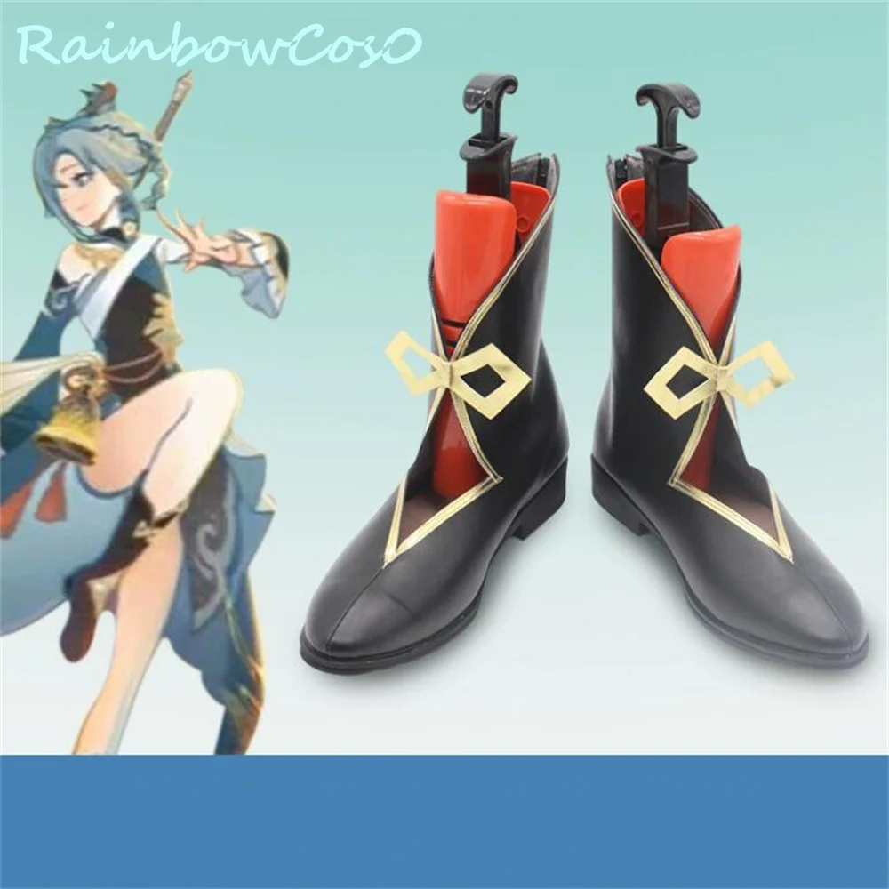 Genshin Impact Madame Ping Cosplay Shoes Boots Game Anime Carnival Party Halloween Chritmas Rainbowcos0 W3200