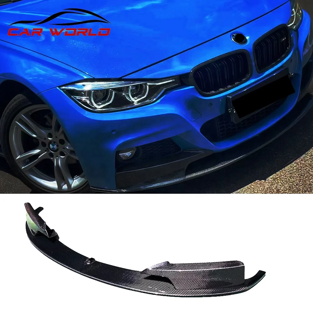 Car High Quality Exterior Front Lip for BMW F30 F35 MP Style Bodykit  For BMW 3 Series 320i 325li F30 MP Carbon fiber Front Lip