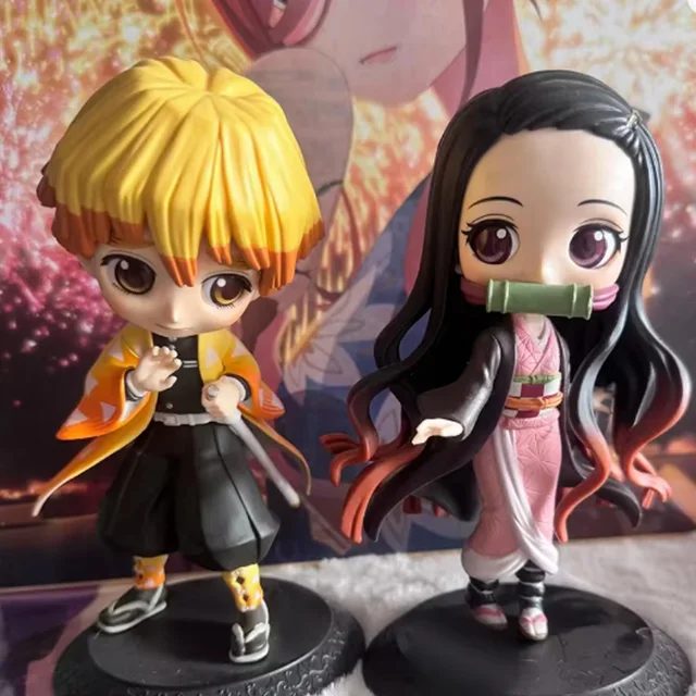 Anime Figure Demon Slayer Figures Kimetsu No Yaiba Doll Tanjiro Nezuko Zenitsu Figurine Plum Rain Series Action Figure Model Toy 3 Anime Figure Demon Slayer Figures Kimetsu No Yaiba Doll Tanjiro Nezuko Zenitsu Figurine Plum Rain Series Action Figure Model Toy 3