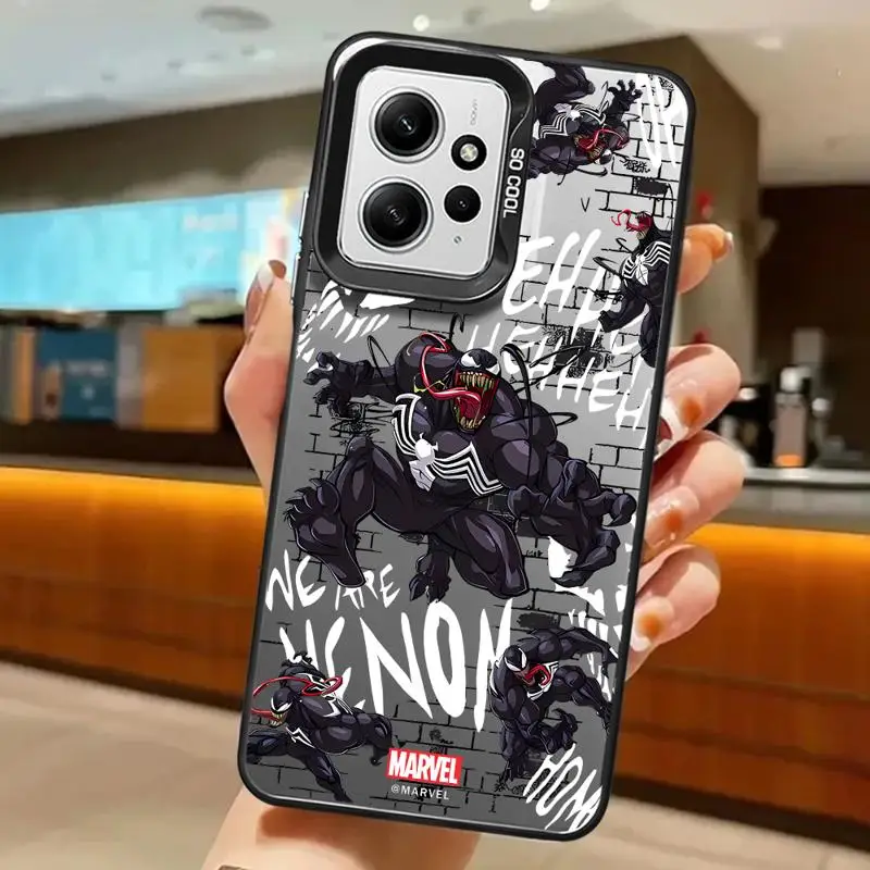 phone cases for Xiaomi Redmi Note 13 12 Pro 5G 11 10S 12S 12pro 10 4G 13pro funda Back Shell Cover Legendarys Spider-Man Venom