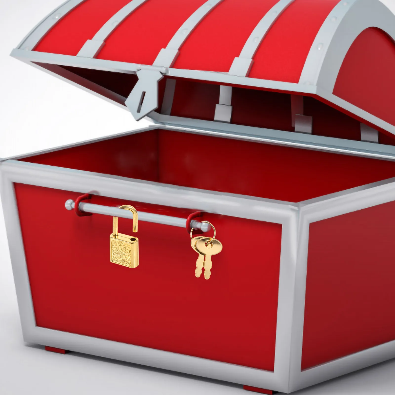 Mini Padlock with Keys 10 Piece Compact Locks for Jewelry Boxes Travel Bags Toolboxes and Wooden Chests