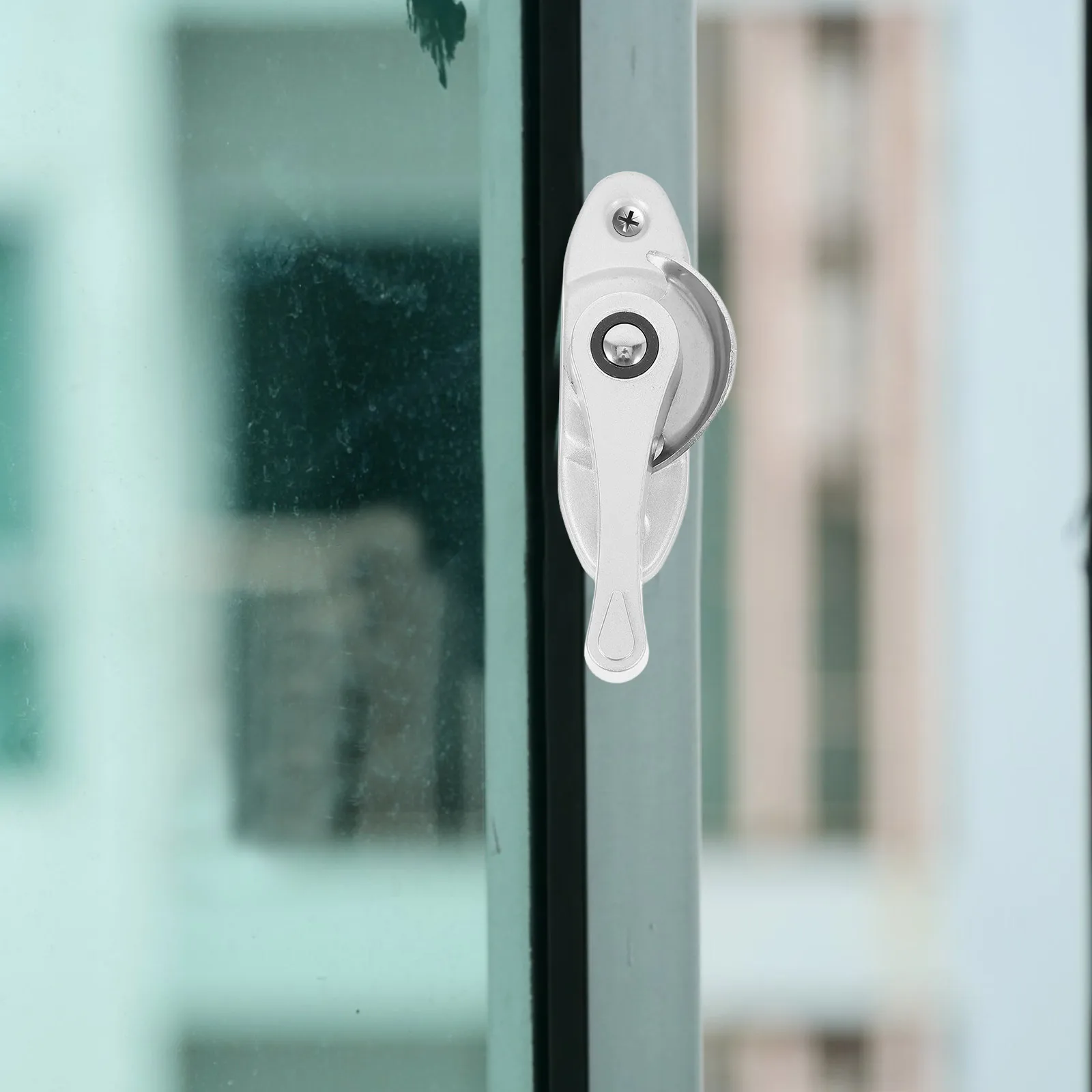 2er-Set Tür- und Fensterhakenschloss Crescent für Windows Security Heavy Sliding Stainless Steel