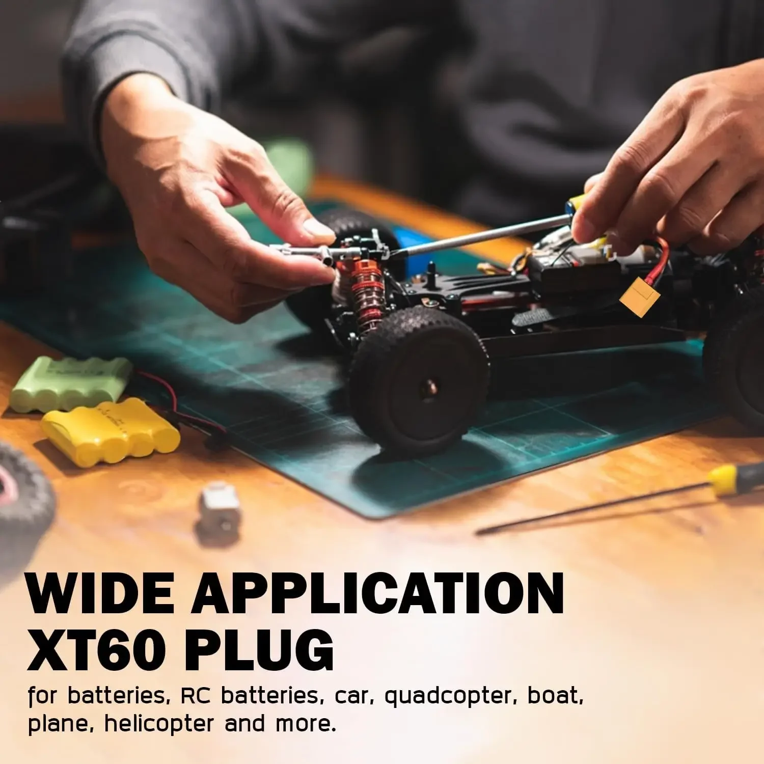 10 Pairs XT60 Battery Connector Male & Female Bullet Connector Plug for RC LiPo Battery Motor FPV Airplane Quadcopter