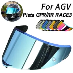 16 Colors Motorcycle Full Face Helmet Visor Lens Case for AGV PISTA GP R GP RR Corsa R CorsaR RACE3 Red Black Photochromic visor