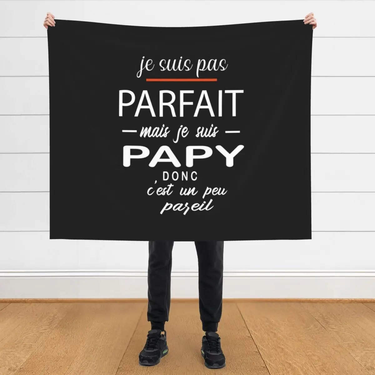 

Je Ne Suis Pas Parfait Mais Je Suis Un Papy Throw Blanket Moving Beautifuls christmas decoration Blankets