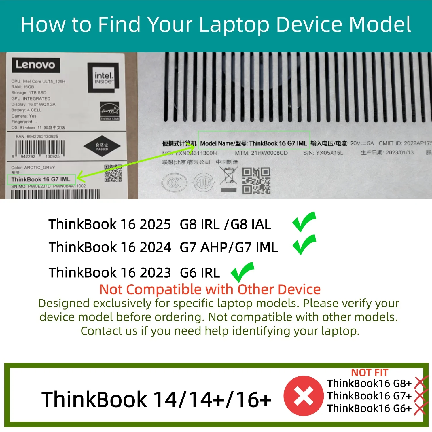 Matte Cover for 2025-2023 Lenovo ThinkBook 16 G8/G7/G6 Notebook Case Hard Transparent Shell for ThinkBook16 2024 IRL/IAL/AHP