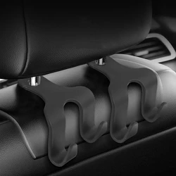 Universal Car Seat Back Hook Multi-functional Auto Car Seat Headrest Hanger Hook Phone Holder Car Organizer For Bag Purse