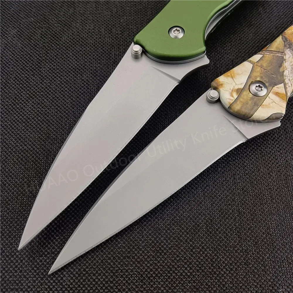 KS 1660 Ken Onion Leek Flipper Folding Knife 14C28N Plain Blade Carbon Fiber Handles Outdoor Camping Knife Christmas Gift