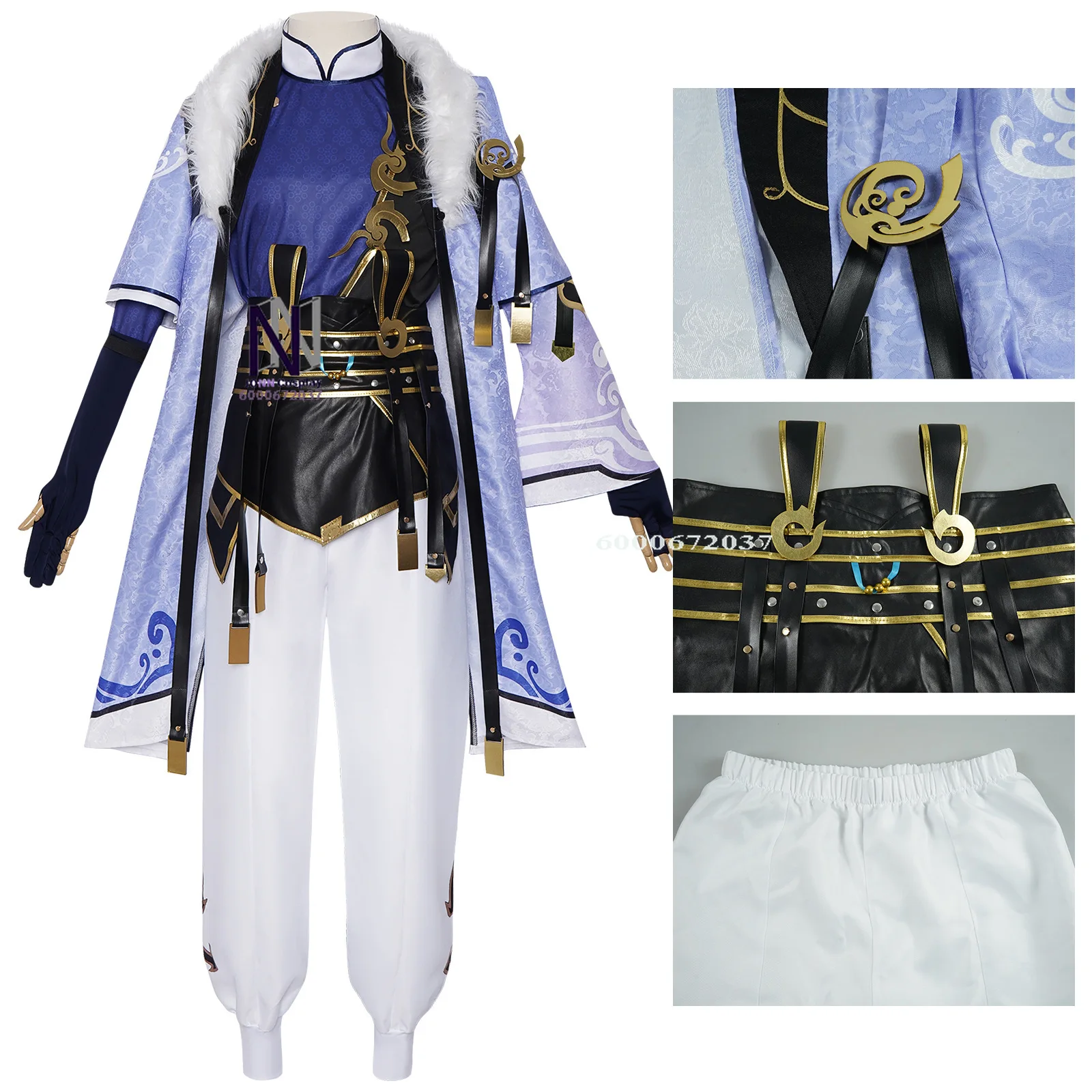 زي تنكري كلاسيكي للنساء من كينجز وانغ زاوجون، طقم كامل عالي الجودة لحفلات الكوميك كون والهالوين (للنساء البالغات)