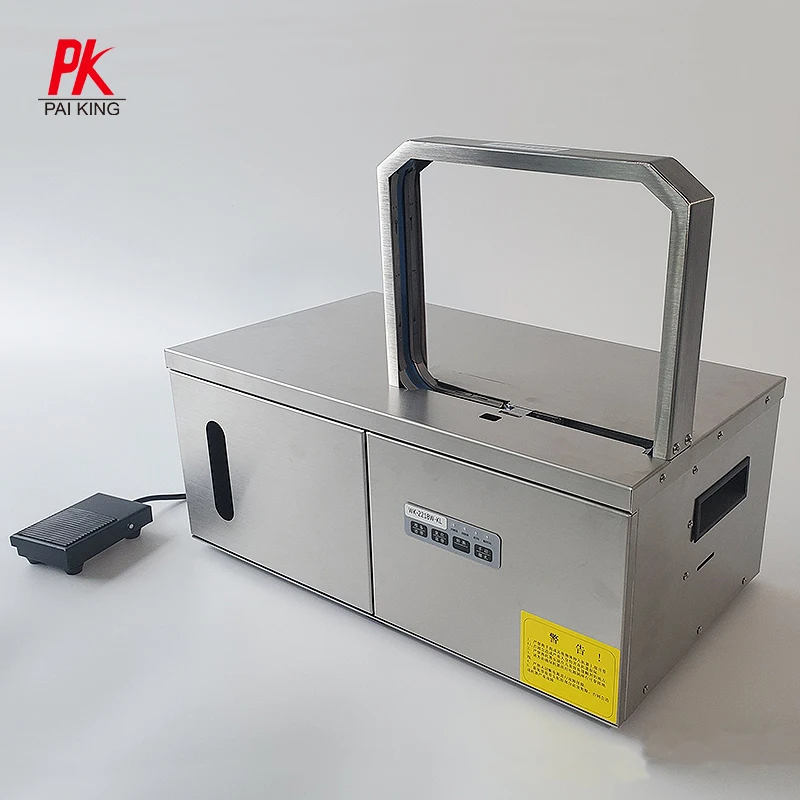 Automatic tie wrap machine tabletop vegetables strapping machine banding machine for incense