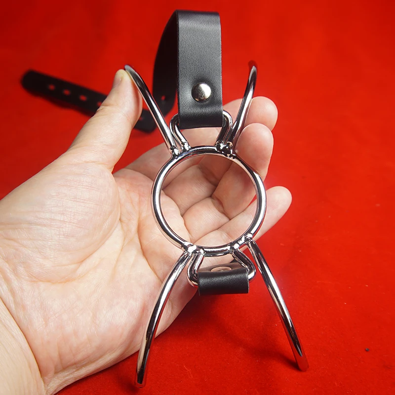 BDSM Open Mouth Hook/Spider Gag Spreader,Slave Bondage Ring Gag Deep Throat Restraints,Submissive Sex Toys for Couples,Role Play