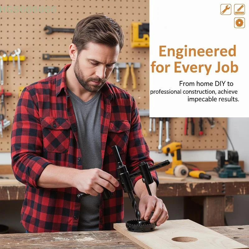 Adjustable Aircraft Hole Opener Multi-Size Compatible Hole Cutting Tool for Drywall Woodworking Home Renovation Carpenter Use