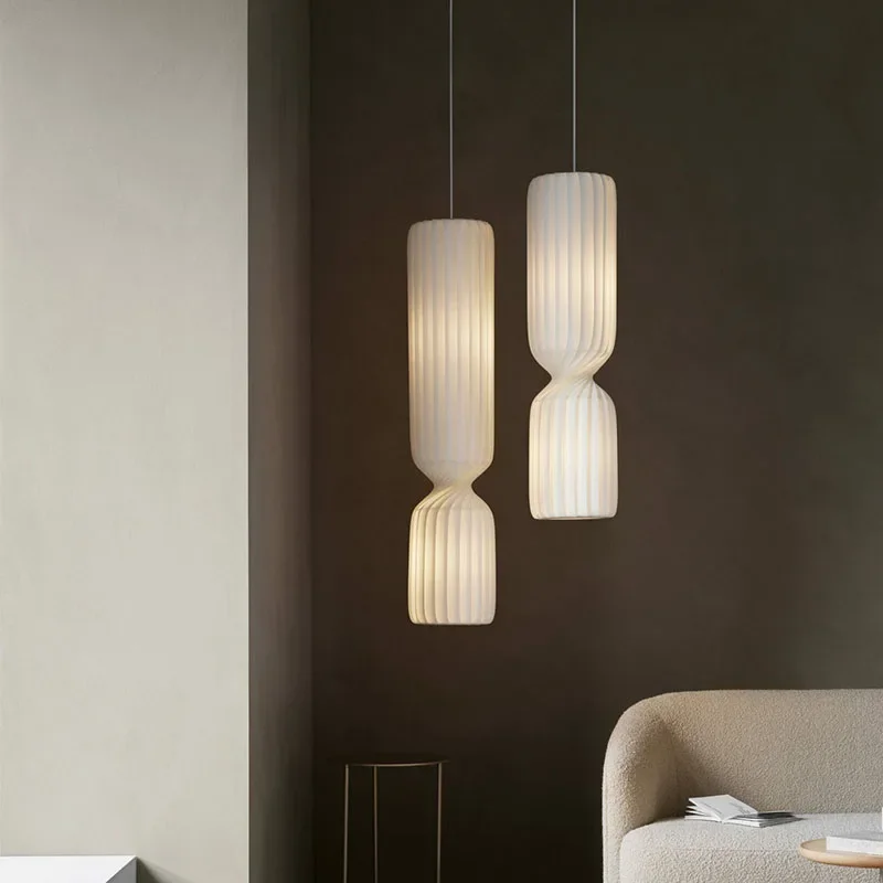 

Japanese Silent Wind Chandelier Loft Apartment Duplex High Rise Hanging Lamp Living Room Restaurant Chinese Homestay Lighting