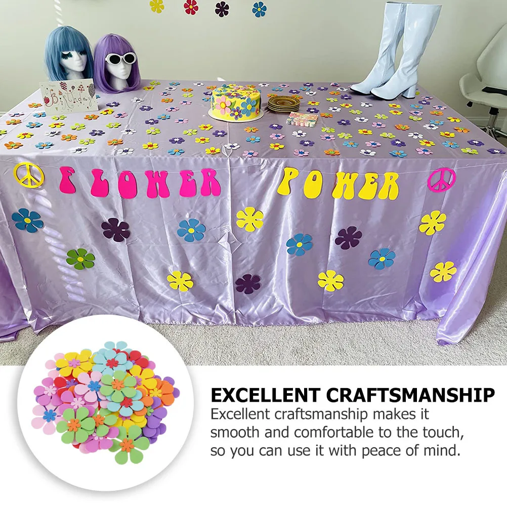 

120Pcs DIY Flowers Unique Adorable Craftsmanship Smooth Comfortable Touch Decors DIY Flowers Flower Decor Flower Ornament