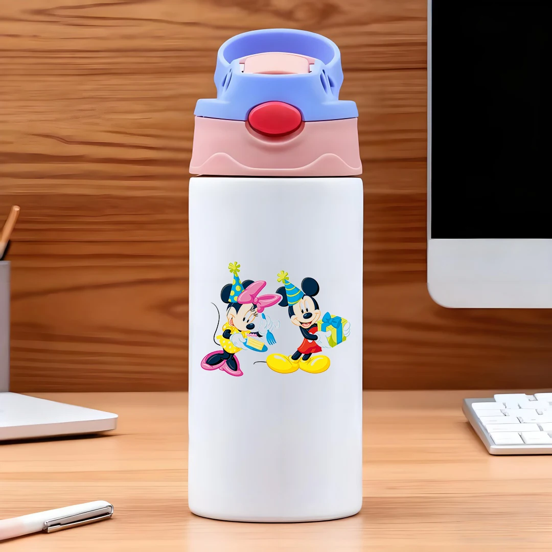 

Disney Mickey and Minnie cartoon design 304 stainless steel kids cup trendy party hat style birthday gift