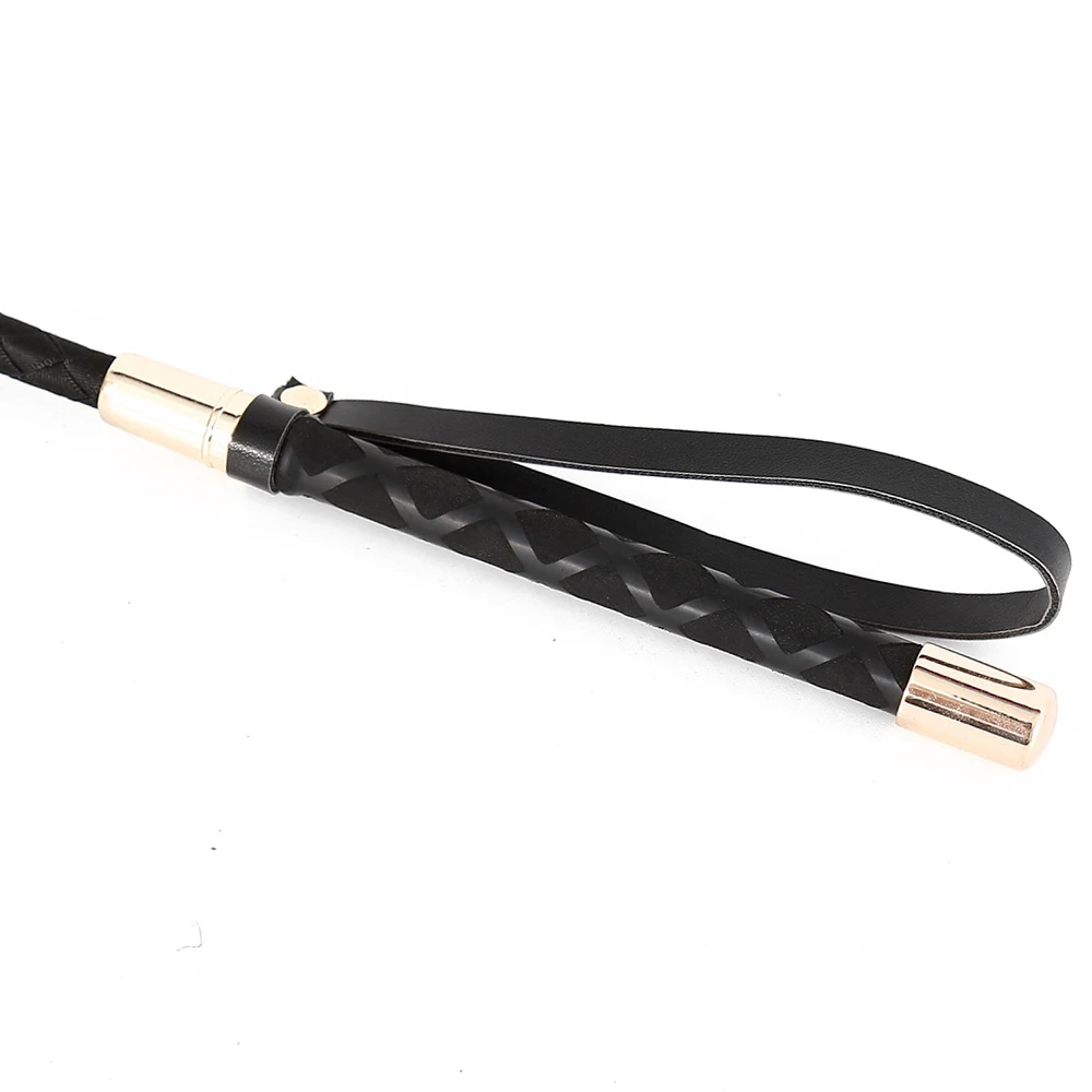 61CM Riding Crop PU Leather Whip Hollowed Out Bentuk Hati Crops Voluprianisme Horseshop With Wristband