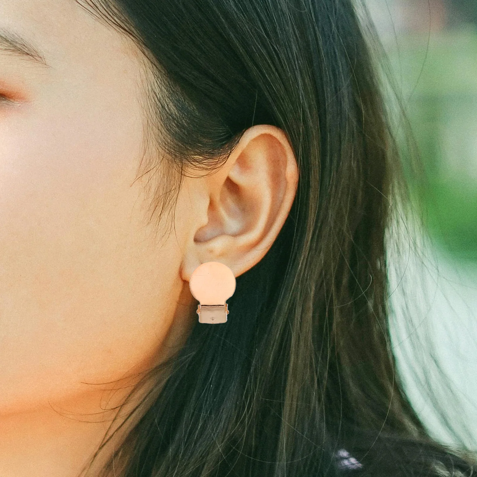 

50pcs Non Pierced Ears Clip On Earring Backs Flat Tray Findings Diy Earring Making Supplies For Unpierced Ear Secure Frog Hook