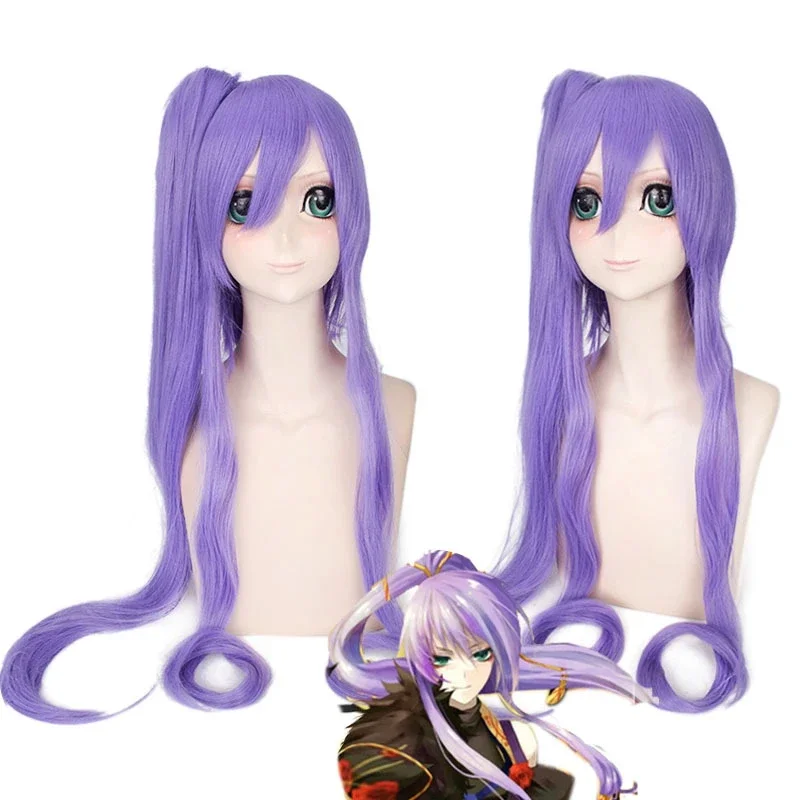 vocaloid-gakupo-brake-yuet-100cm-long-straight-cosplay-wig-for-women-fashion-anime-costume-party-wig-purple-claw-clip-ponytail