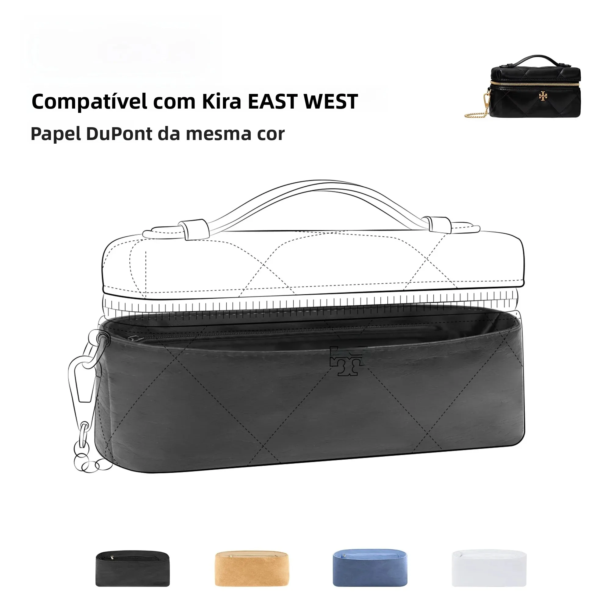 dgaz-global-brand-compatible-'s-pink-kira-eastwest-same-color-dupont-paper-inner-bag-full-black-color-bag-accessories