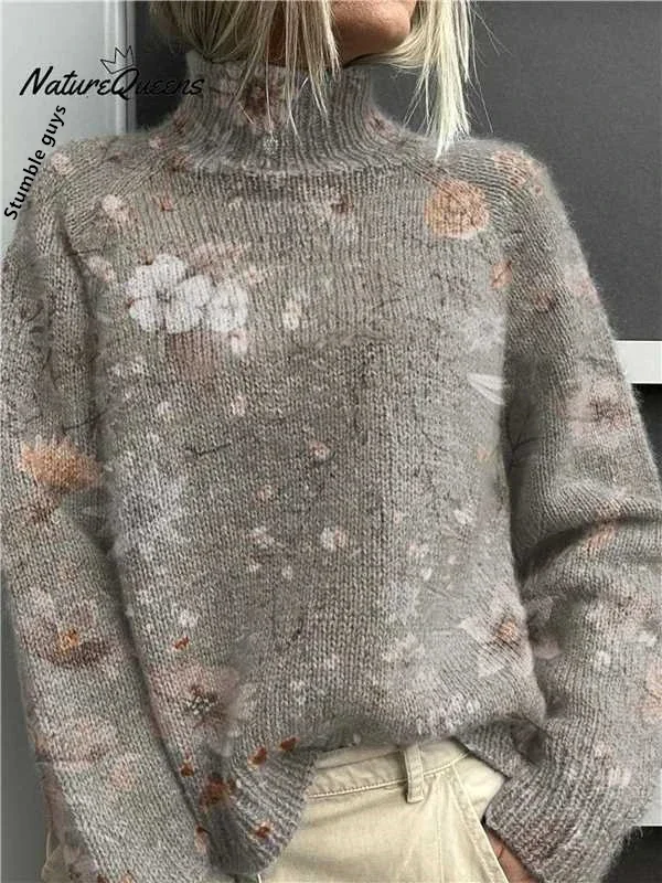 

Женский осенне-зимний рождественский свитер, модный повседневный теплый мягкий свитер в европейском и американском стиле с капюшоном Санта-Клауса, вязаный топ с оленем