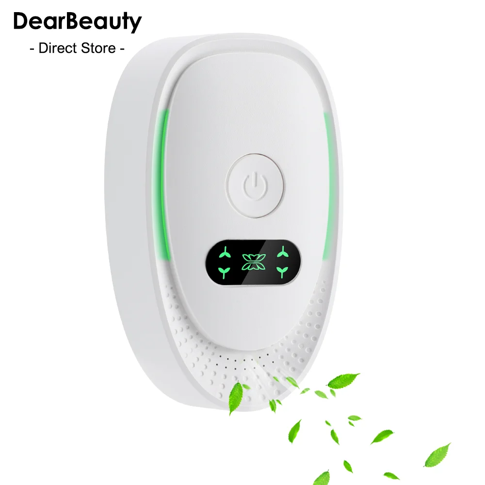 

Plug-In Air Purifier Negative Ion Generator Mini Air Ionizer Dust Smoke Odor Remove For Home Bathroom Pet Air Cleaner Freshener