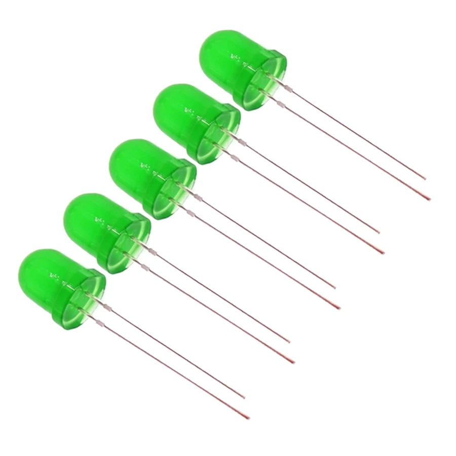 0.5w 8mm 5 color Ultra-Bright LED 3.7V White Yellow Blue Green Red Light Lamp Emitting Diodes High Brightness