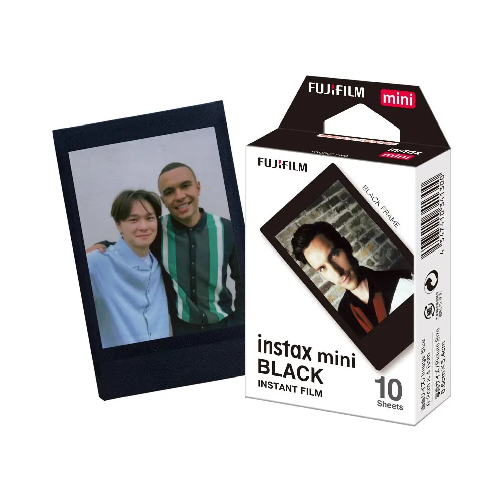 Imagem -02 - Fujifilm-genuine Preto Frame Film Instax Mini 12 Instantâneo Mini 11 90 70 25 40 Câmera Fotográfica Sp2 Evo 20 Folhas