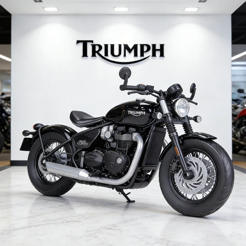 Welly 1:12 triumph bonneville bobber motocicleta modelo de brinquedo veículo coleção autobike shork-absorvedor fora da estrada autociclo brinquedos carro