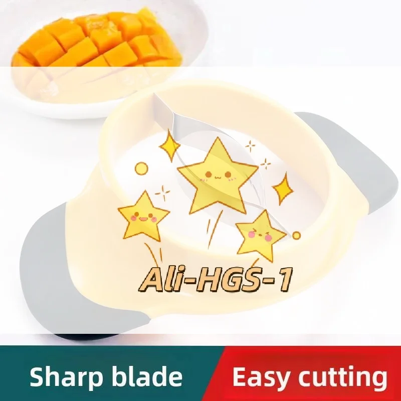 

Efficient Mango Corer with Stainless Steel Blades and Non Slip Handles for Easy Home Use