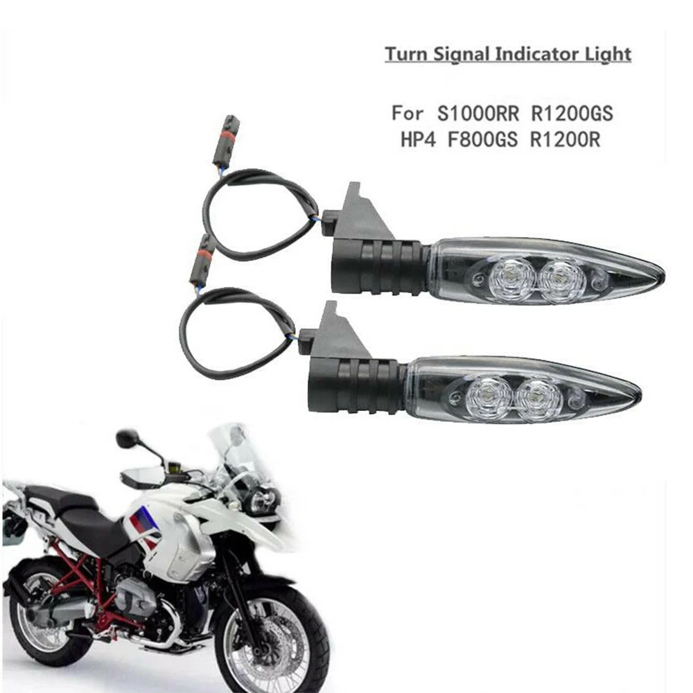 For - R1200GS Adv F650GS R1200R S1000R S1000RR F800GS K1300S G310R/GS Blinker Turn Signals LED Indicators