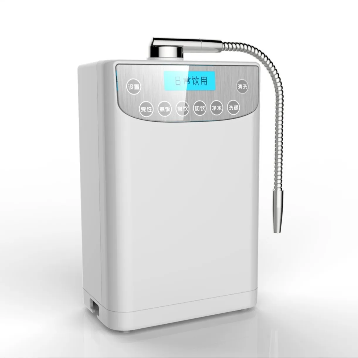 Voice electrolyzer LED LCD display, alkaline water purifier
