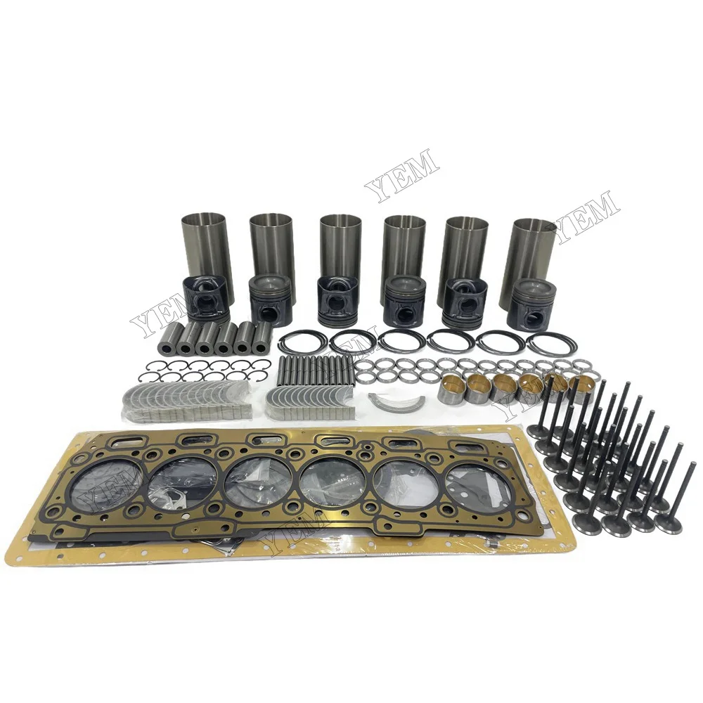 For Caterpillar Diesel Engine C6.6 Overhaul Rebuild Kit With Gasket Set Bearing&Valve Train