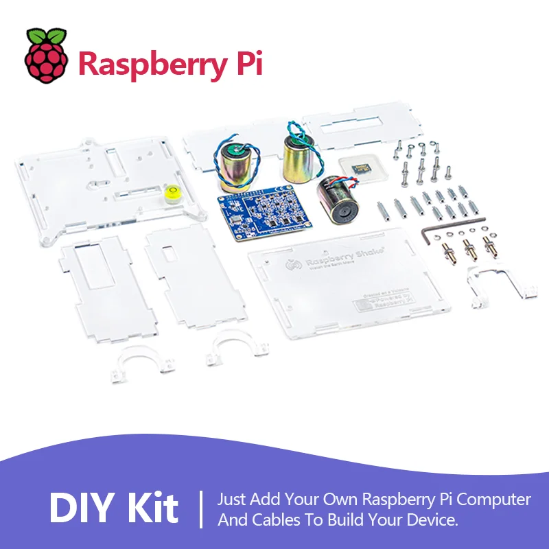 

RS3D Vertical and Lateral Motion Seismograph, Raspberry Shake personal seismograph with mobile visualization detection