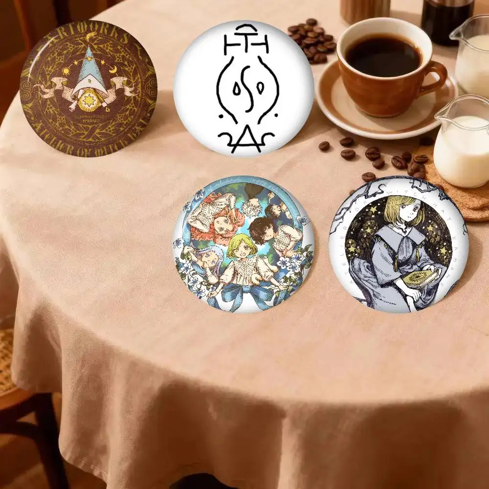 Broches de Anime Witch Hat A-Atelier, Pin de Botón Suave, Divertido y Bizarro, Insignia de Meme de Gnarpy en un Monopatín, Regalos para Colección de Gamers