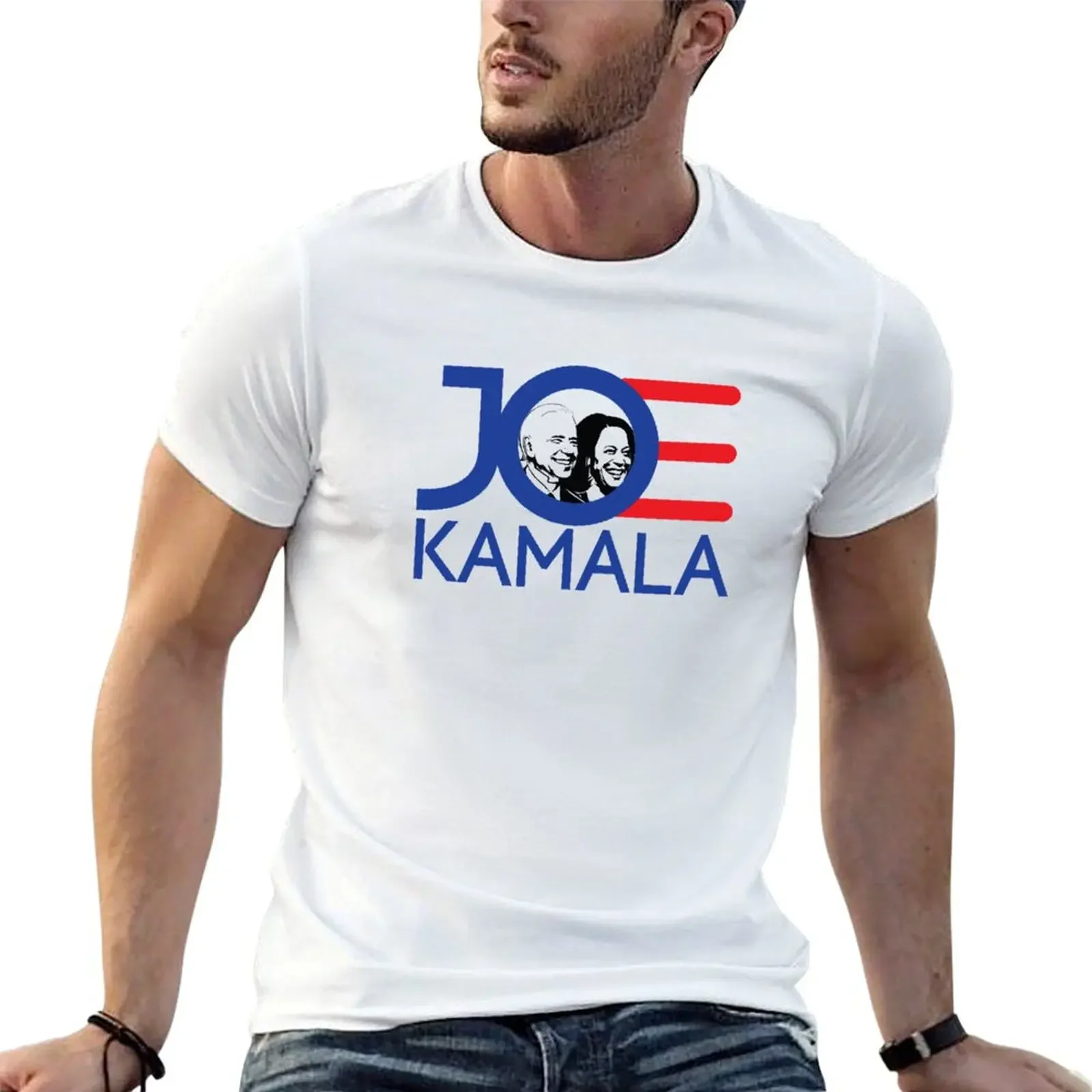 

Joe and Kamala T-Shirt shirts graphic tee blanks Short sleeve tee plus sizes outfits for men