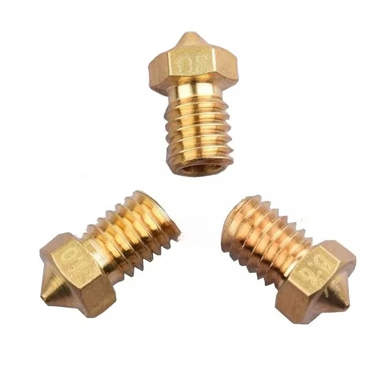 E3D Brass Printer Nozzle M6 Thread 1.75/3
