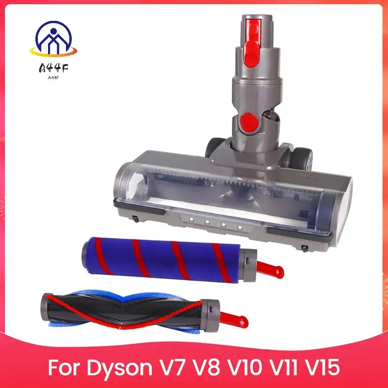 

A44F-Direct Drive Brush Head For Dyson V7 V8 V10 V11 V15 Vacuum Parts With Carpet Brush For Carpet Floor Clean