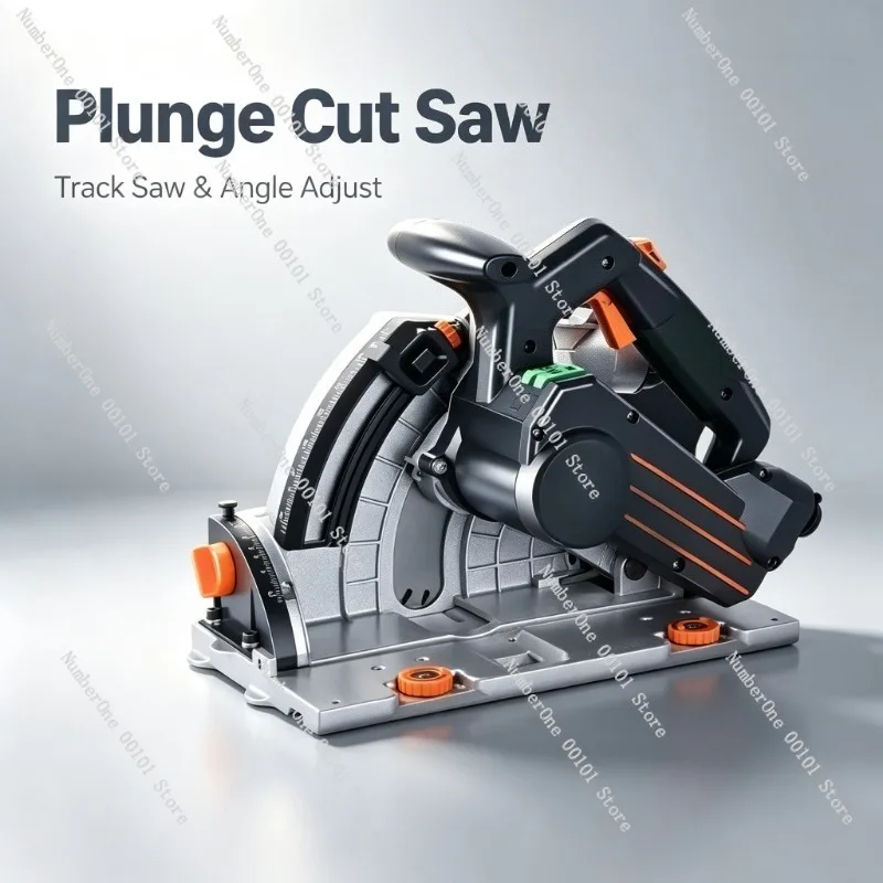Electric Track Saw Woodworking Multi-Functional Dust-Free Cutting 110V US EU Standard Plunge Saw For Wood Panel Precision DIY