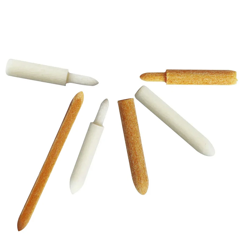 GERMANY Plating Tips 500PCS Whit Brown Rhodium Tips Electroplating Jewelry Plater Pen Plating Felt Fiber Points