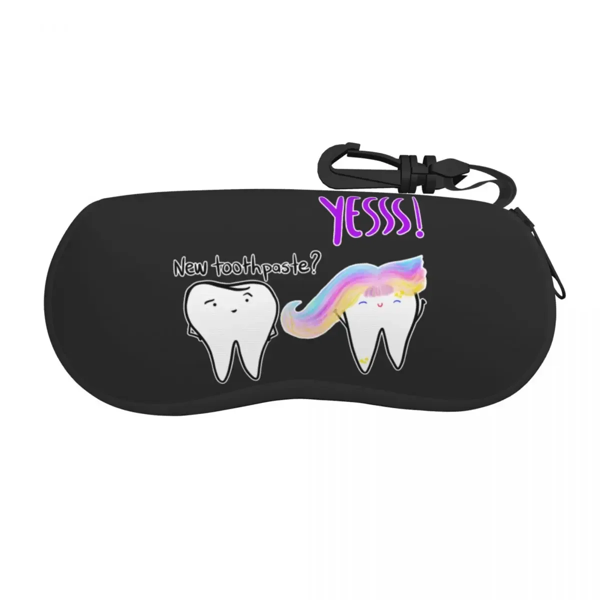 Unicorn Toothpaste Glasses Case Protective Tooth Hygienist Dental Dentist Eyeglasses Box Charming Eyewear Container