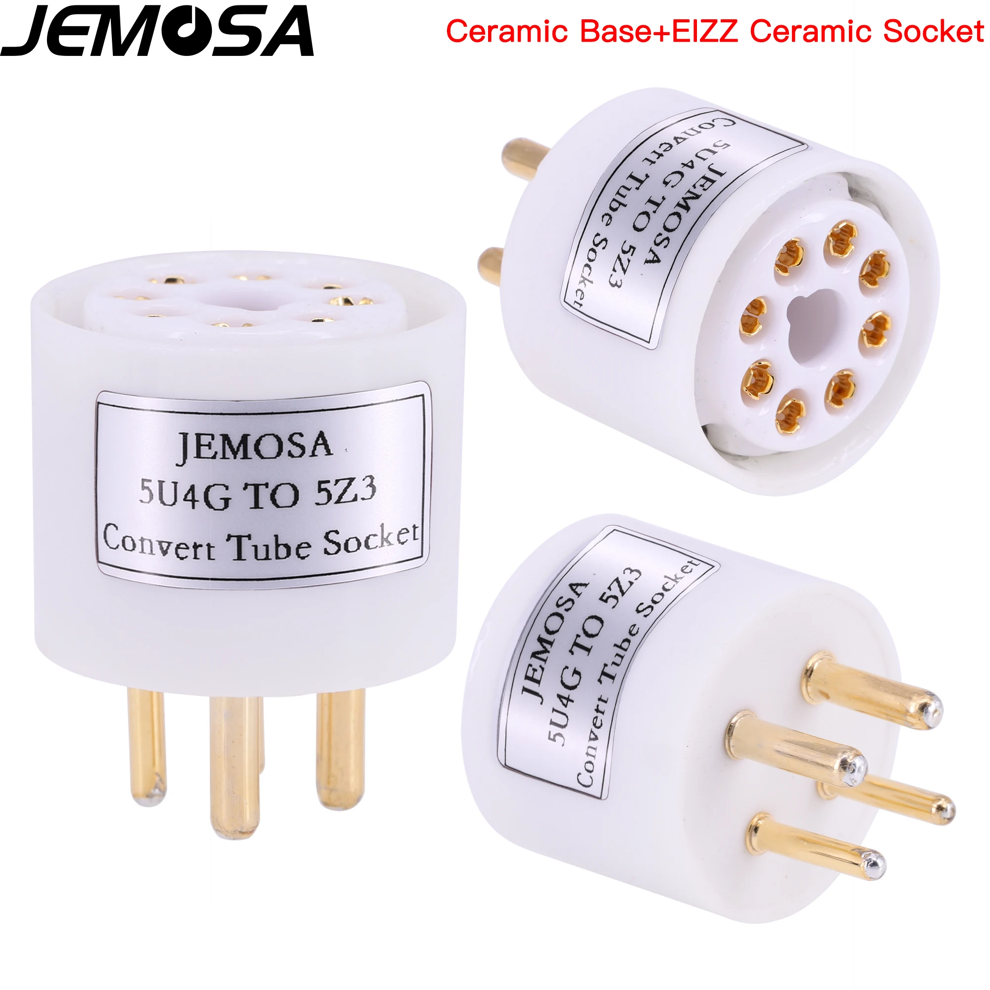 JEMOSA-HIFI Amplificador De Tubo De Vácuo De Áudio, Converter Adaptador De Soquete, 274B, 5AR4, 5Z4P, 5U4G, 5Z3, 274A, 80, Inferior, 1Pc