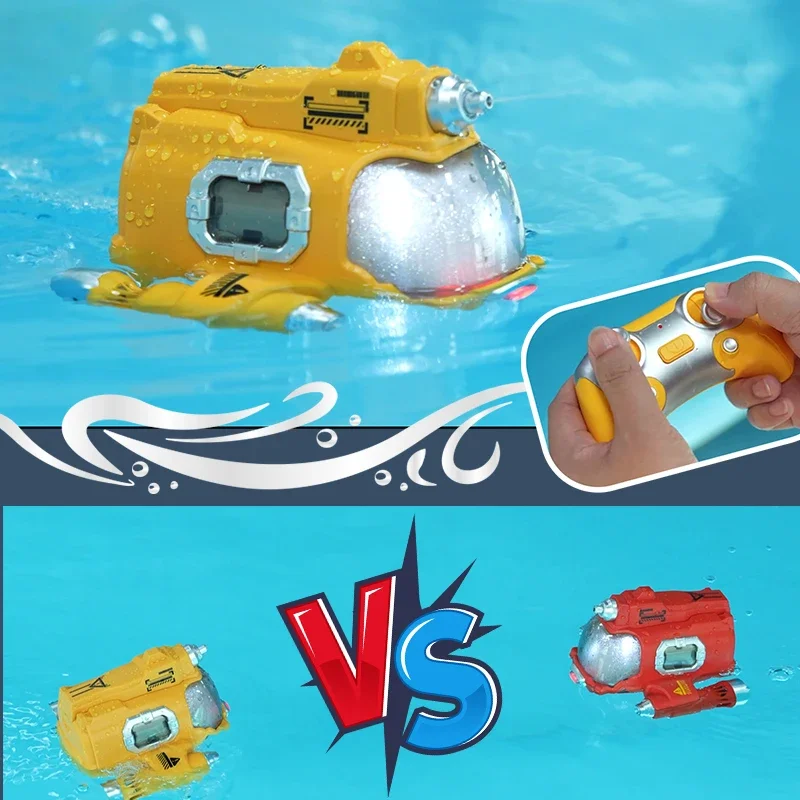 2.4G Remote Control Boat Double Propeller Electric Toy Boat Children Summer Water Multiplayer Battery Water Jet Toy Boat