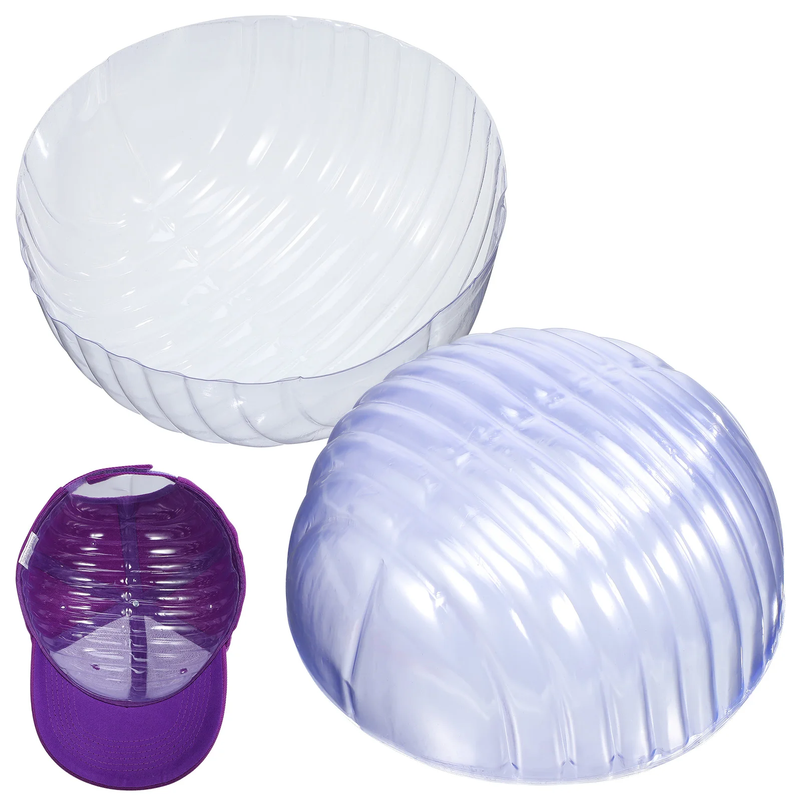 Estante para sombreros para gorras de béisbol, soporte interior transparente, caja de almacenamiento, estuche para papá, 10 Uds.