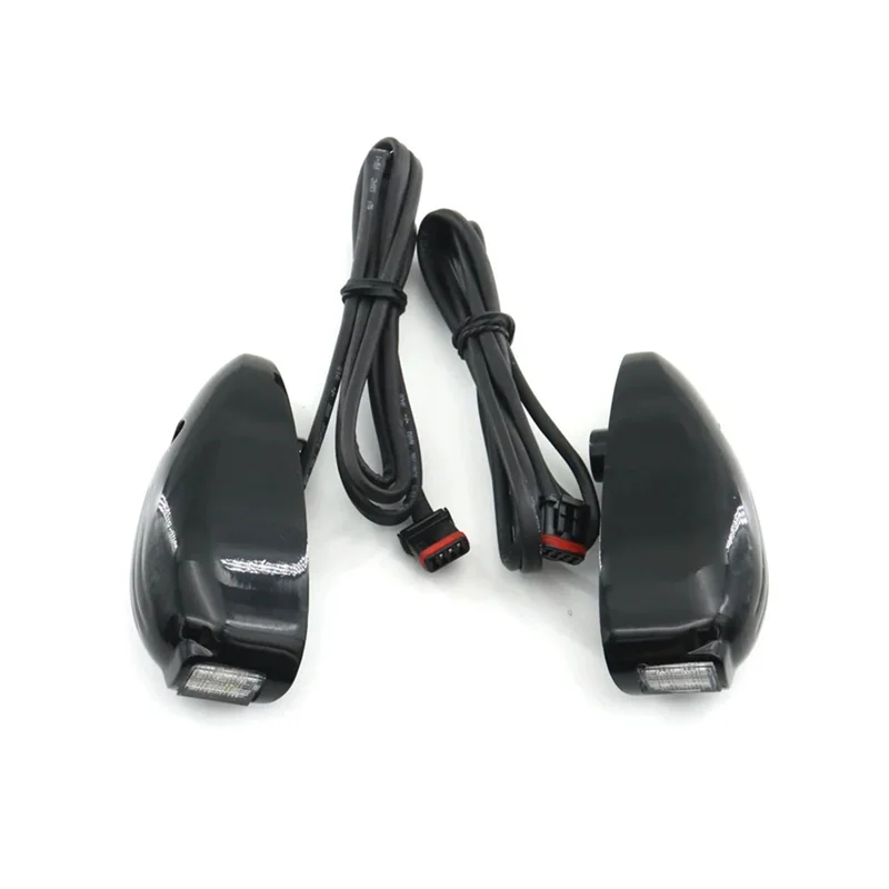 ABOK-Motorcycle Front LED Turn Signals Running Signal Light Accessories For Davidson Road Glide FLTRX 2015-2023 Silver