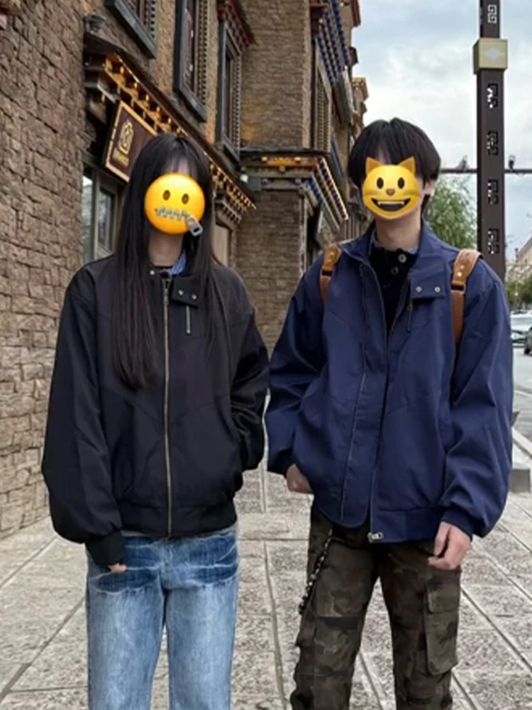 

Мужская верхняя одежда American Sle Deconstructed Flight Jaet Royal Blue в стиле ретро Cleanfit для осенне-весеннего дизайна Sensatio...