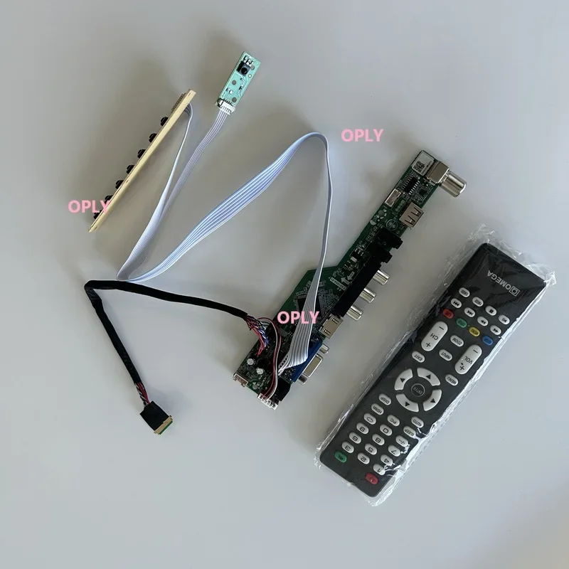 Controller board kit HDMI-compatible RF TV for B140XTT01.0 B140XW01 B140XW01 V9 1366x768 14